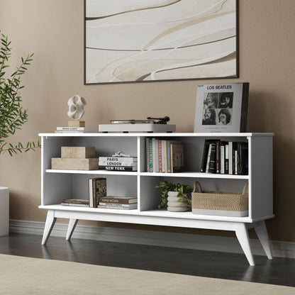 Draper - Handcrafted Low Bookcase - The Sleep Loft - Online Mattress Showroom NYC
