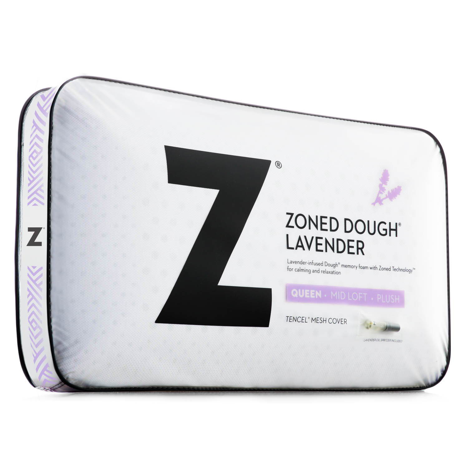 Zoned Dough + Lavender - Pillow - The Sleep Loft - Online Mattress Showroom NYC