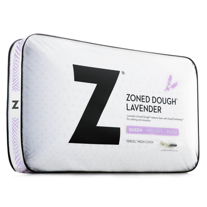 Zoned Dough + Lavender - Pillow - The Sleep Loft - Online Mattress Showroom NYC