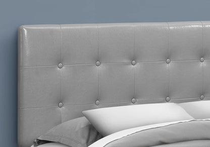 Queen Size, Bed Headboard Only, Upholstered, Durable Construction Transitional - Gray - The Sleep Loft - Online Mattress Showroom NYC