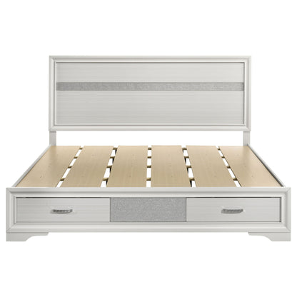California King Storage Platform Bed With 2 Drawer - White - The Sleep Loft - Online Mattress Showroom NYC