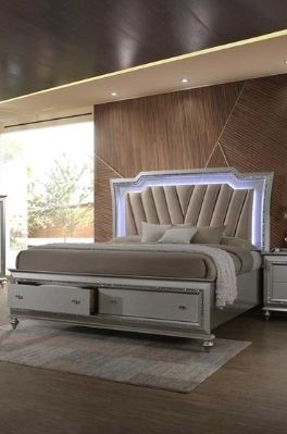 Kaitlyn - Bed With LED & Storage - The Sleep Loft - Online Mattress Showroom NYC