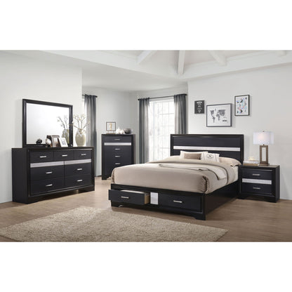Transitional 2 Drawer Nightstand With Hidden Jewelry Tray