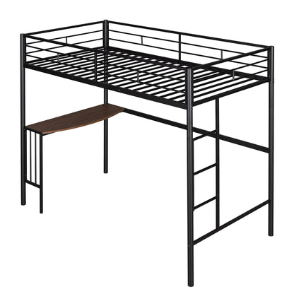Bunk Bed With Desk, Ladder And Quality Slats For Bedroom - The Sleep Loft - Online Mattress Showroom NYC