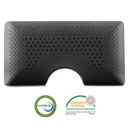 Shoulder Zoned Dough - Bamboo Charcoal Pillow - The Sleep Loft - Online Mattress Showroom NYC