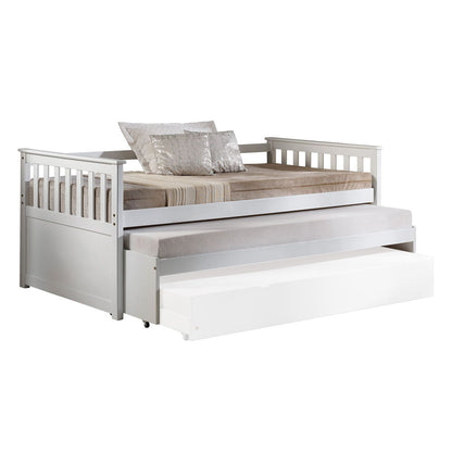 Cominia - Twin Daybed (Trundle Not Included, Bed Only, No Storage) - White - The Sleep Loft - Online Mattress Showroom NYC