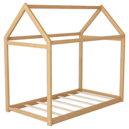 Wooden House Shaped Bed - The Sleep Loft - Online Mattress Showroom NYC