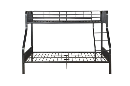 Caius - Twin Long Queen Bunk Bed - Gun - The Sleep Loft - Online Mattress Showroom NYC