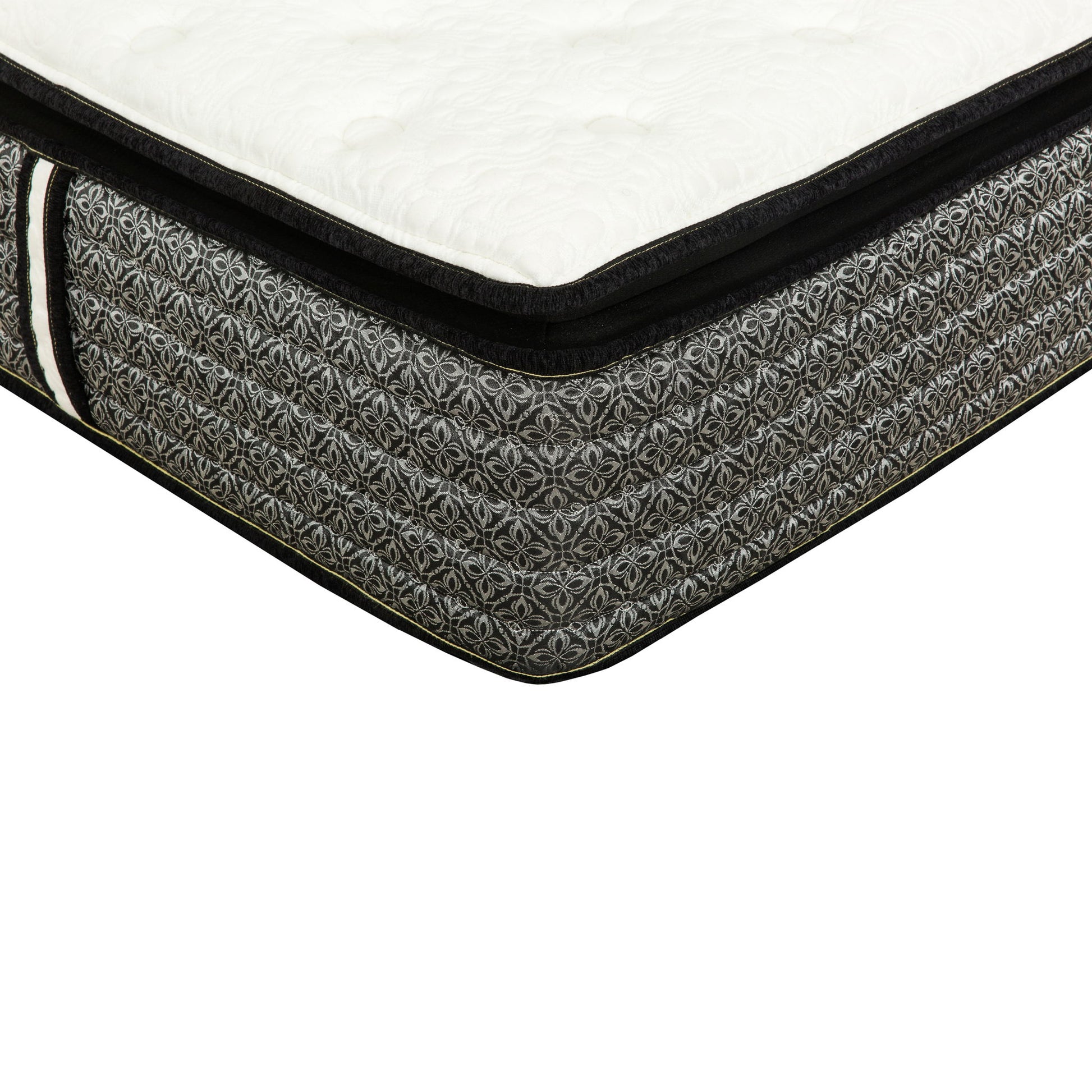 Premium 14" Queen Size Hybrid Mattress In A Box Plush Gel Memory Foam Top With Cooling Technology - Gray / White - The Sleep Loft - Online Mattress Showroom NYC