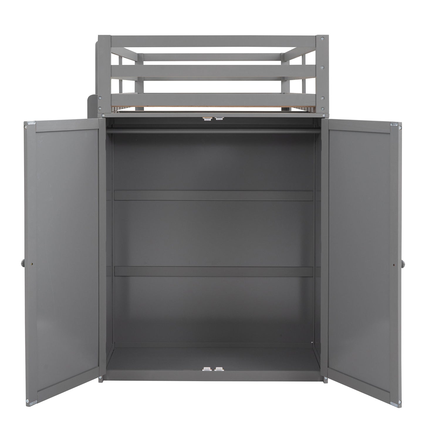 Loft Bed With Drawers, Desk, And Wardrobe - The Sleep Loft - Online Mattress Showroom NYC