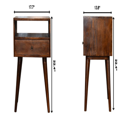 Nightstand - Chestnut - The Sleep Loft - Online Mattress Showroom NYC