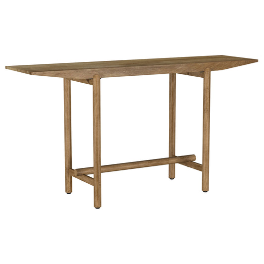 Darius Solid Wood Entryway Console Table Natural Mango - The Sleep Loft - Online Mattress Showroom NYC