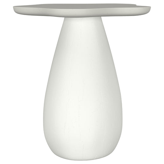 Perth 20-inch Side Table with Cloud-Shaped Top Off White - The Sleep Loft - Online Mattress Showroom NYC