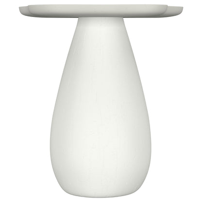 Perth 20-inch Side Table with Cloud-Shaped Top Off White