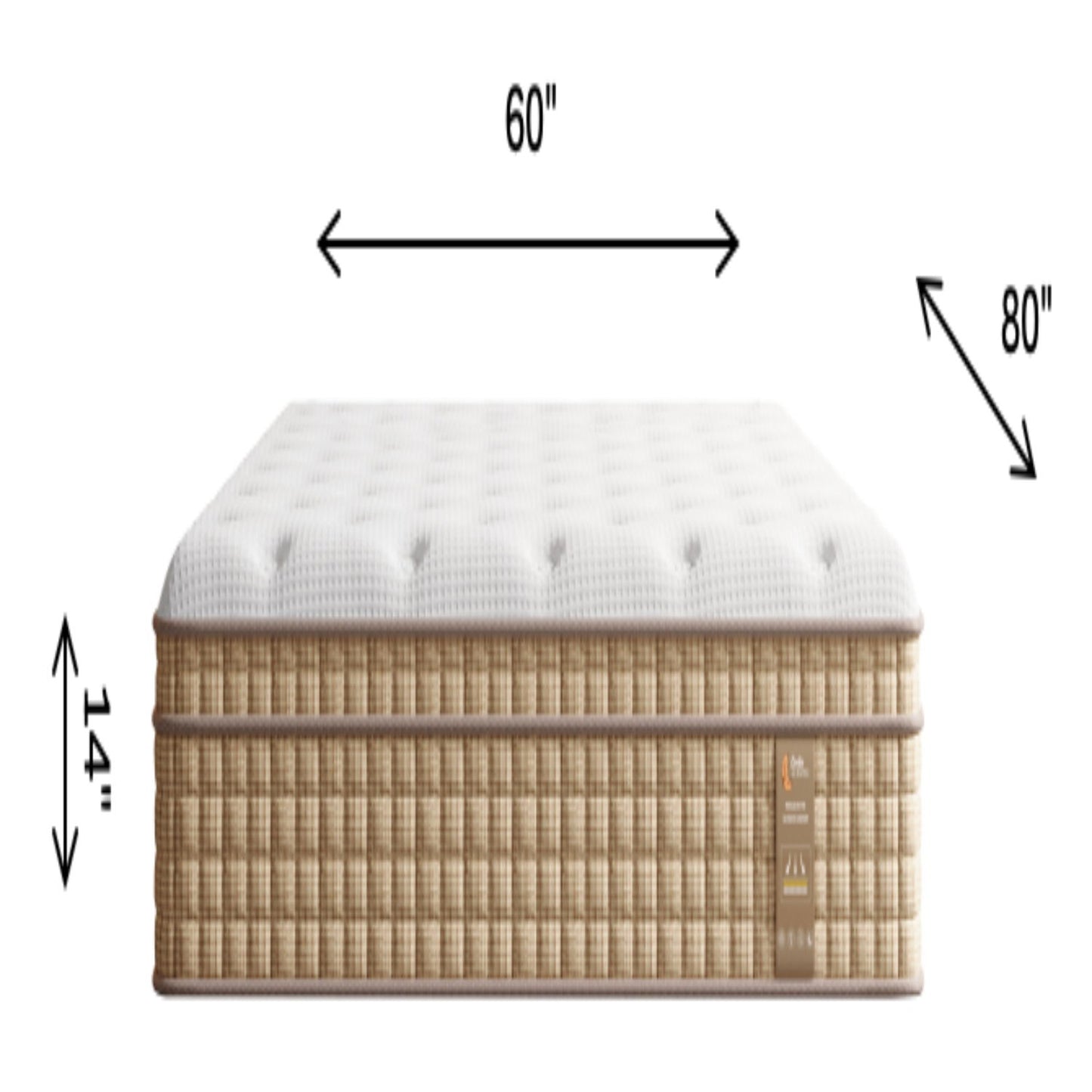 14" Hybrid Mattress With Innerspring & Gel Memory Foam - The Sleep Loft - Online Mattress Showroom NYC