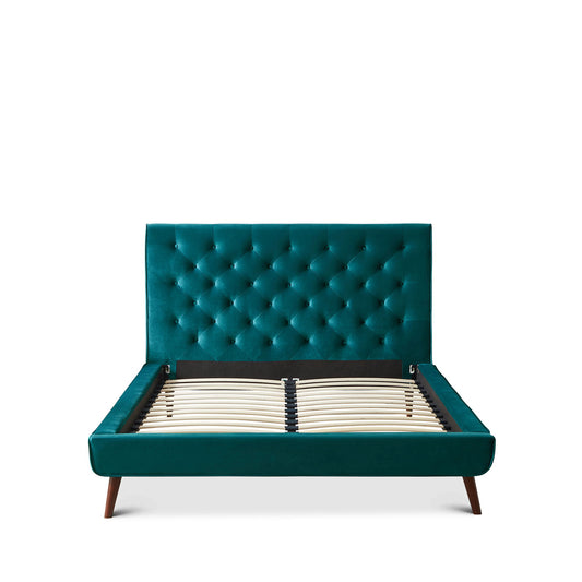 Dillon - Velvet Platform Bed - The Sleep Loft - Online Mattress Showroom NYC