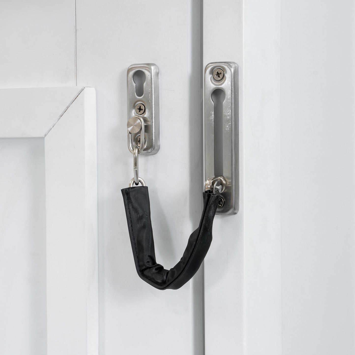 Full Long Loft Bed With Storage Staircase, Murphy Bed, LED Light - White - The Sleep Loft - Online Mattress Showroom NYC