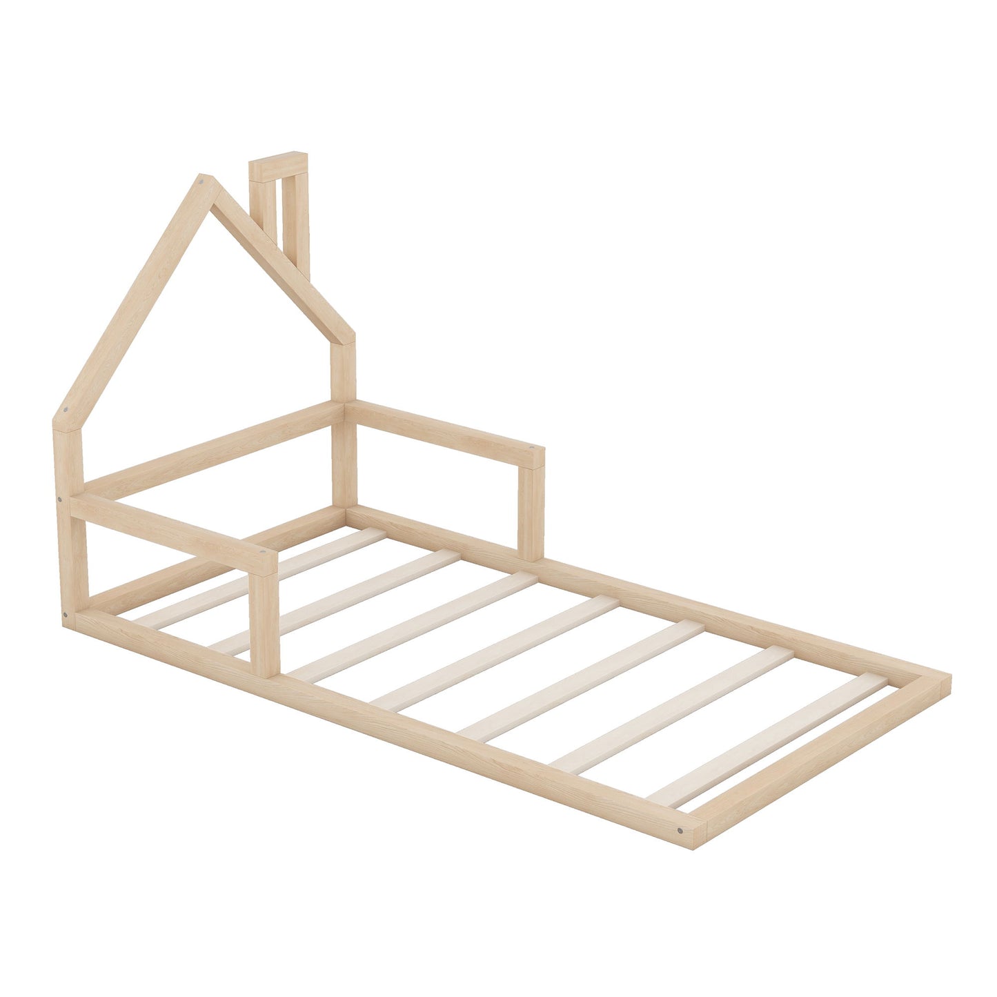 Floor Bed With House Shaped Headboard - The Sleep Loft - Online Mattress Showroom NYC