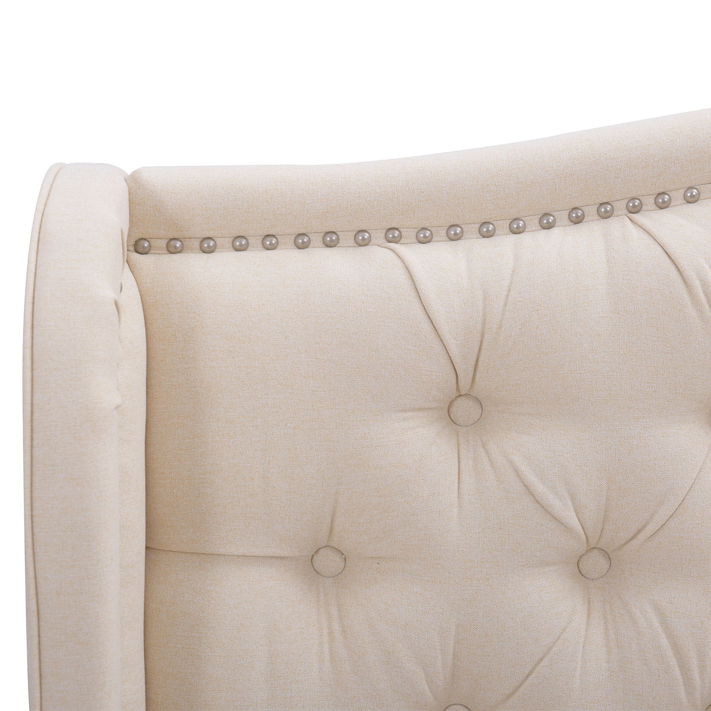 Marcella - Upholstered Shelter Headboard Bed Set - The Sleep Loft - Online Mattress Showroom NYC