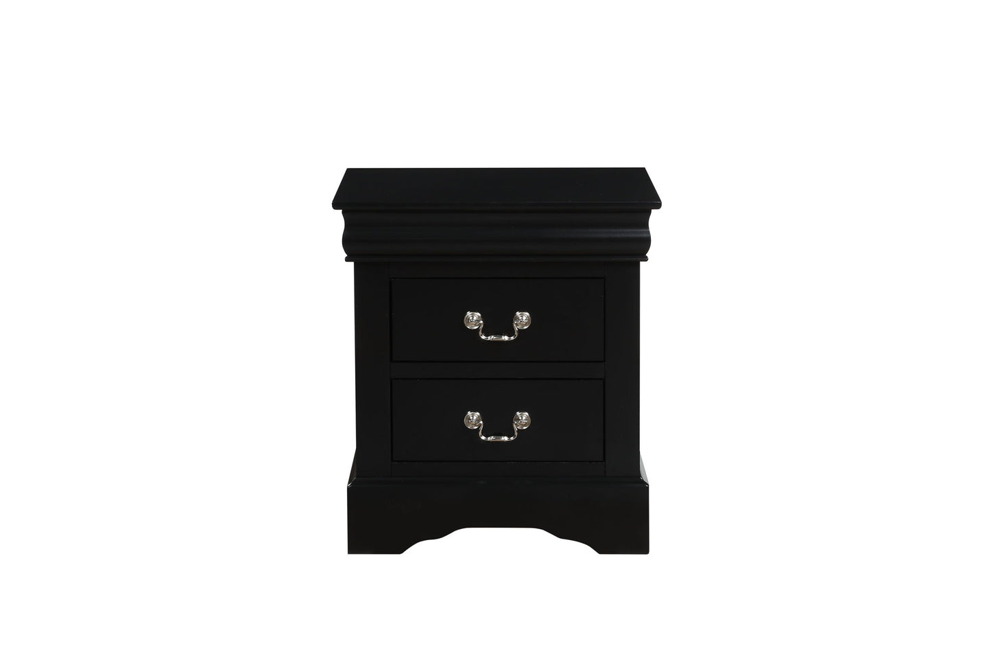Louis Philippe III - Sleek Design Nightstand - The Sleep Loft - Online Mattress Showroom NYC