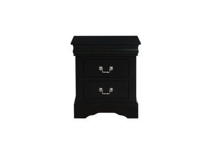 Louis Philippe III - Sleek Design Nightstand - The Sleep Loft - Online Mattress Showroom NYC