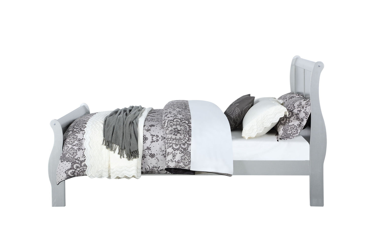 Louis Philippe - Sleigh Style Bed - The Sleep Loft - Online Mattress Showroom NYC