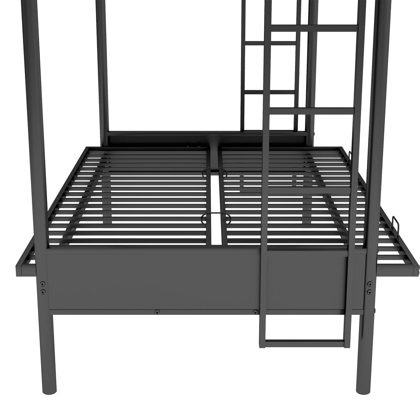 Twin Over Full Bunk Bed, Multifunction - Black - The Sleep Loft - Online Mattress Showroom NYC
