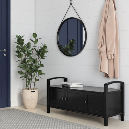 Warm Shaker - Handcrafted Entryway Storage Bench - The Sleep Loft - Online Mattress Showroom NYC