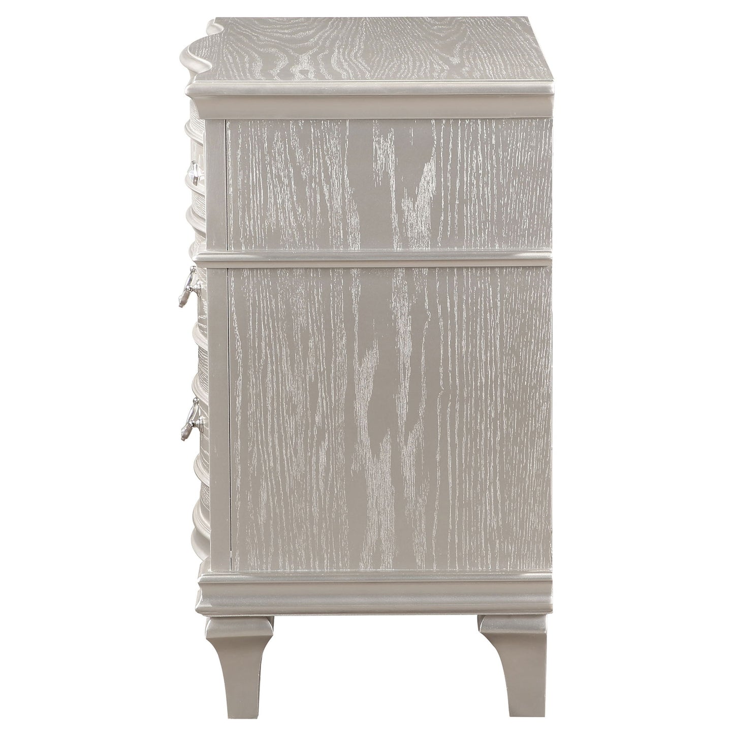 Evangeline - 3 Drawer Nightstand - Oak - The Sleep Loft - Online Mattress Showroom NYC