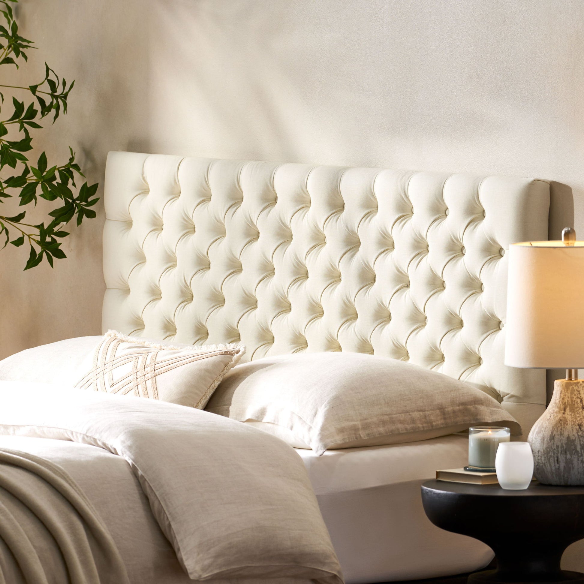 Annecy - Contemporary Upholstered Headboard - The Sleep Loft - Online Mattress Showroom NYC
