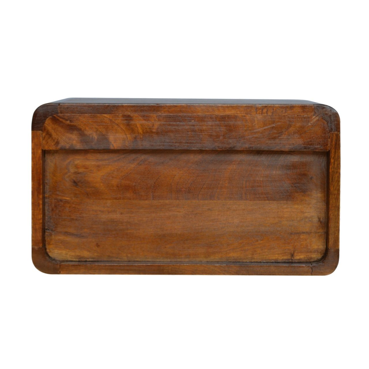 Wall Mounted Open Woven Bedside Table - Chestnut - The Sleep Loft - Online Mattress Showroom NYC