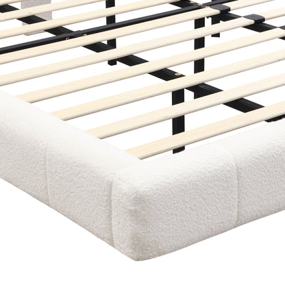 Floating Bed With Light, Soft Touch Surface - The Sleep Loft - Online Mattress Showroom NYC