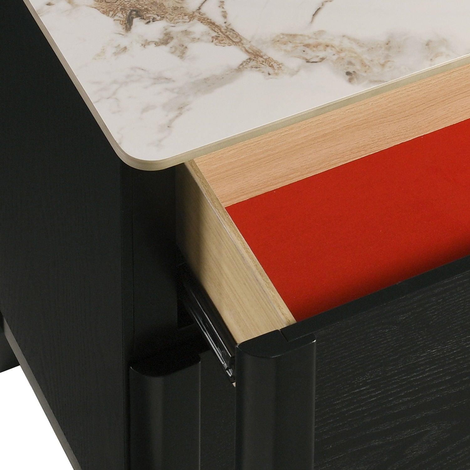 Opel - Nightstand - Black - The Sleep Loft - Online Mattress Showroom NYC