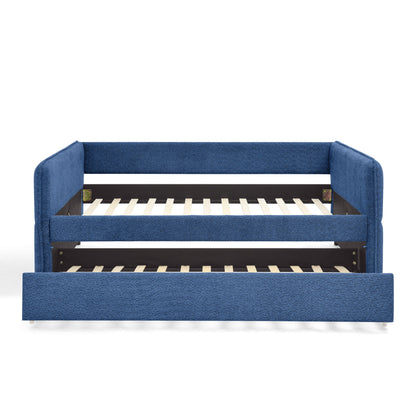 Upholstered Daybed With Pop Up Trundle - The Sleep Loft - Online Mattress Showroom NYC