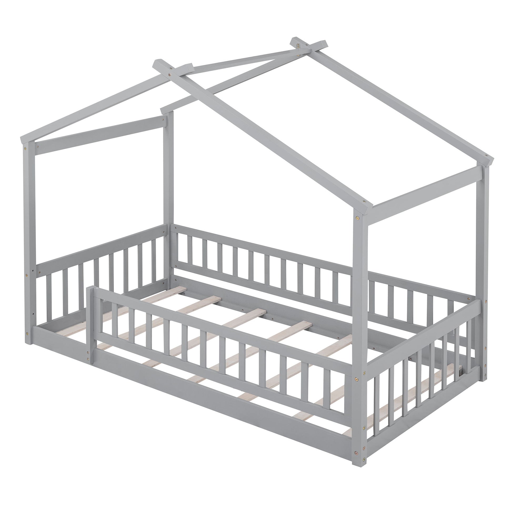 Bed House Bed Frame With Fence - The Sleep Loft - Online Mattress Showroom NYC