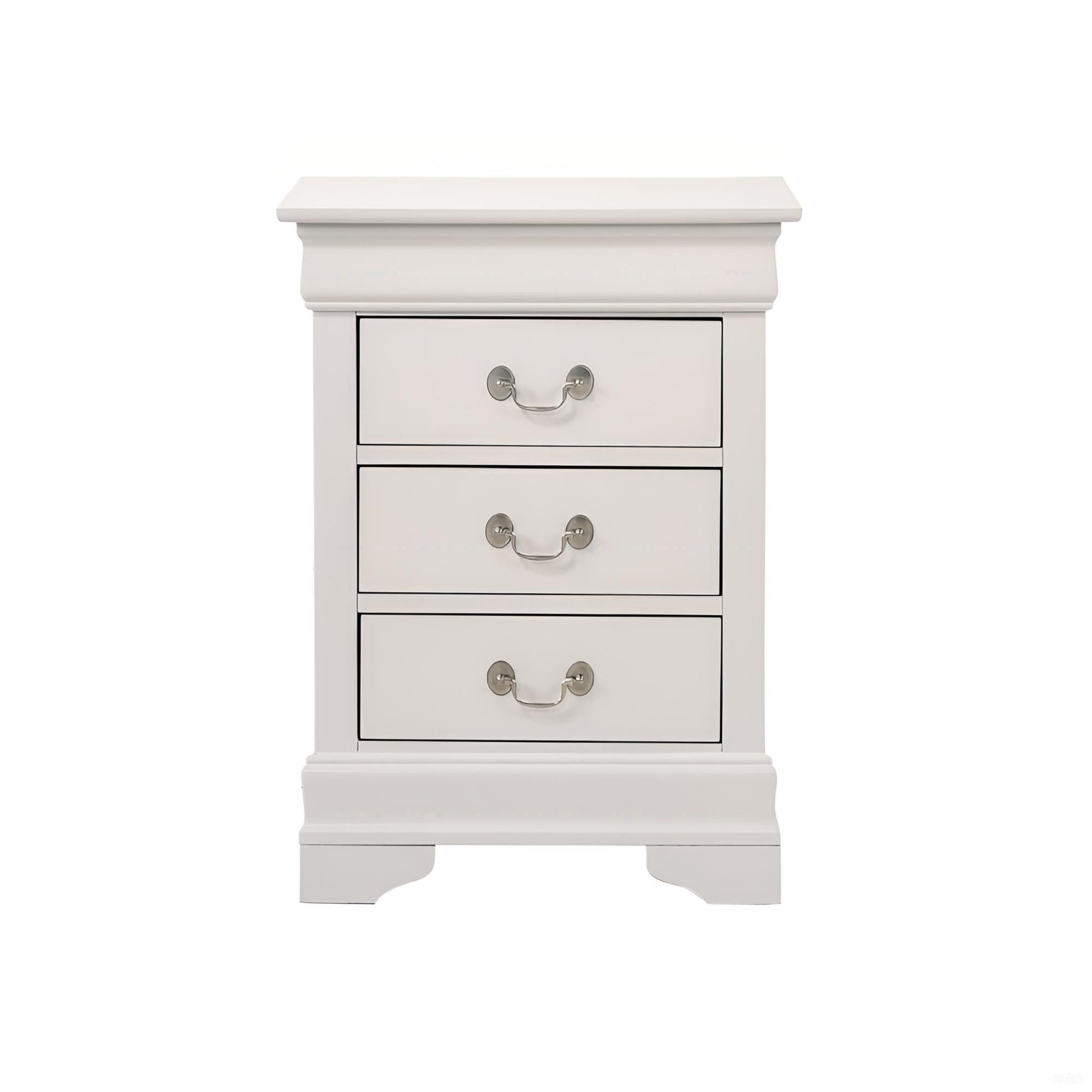 Louis Phillipe - Nightstand - Wood - The Sleep Loft - Online Mattress Showroom NYC