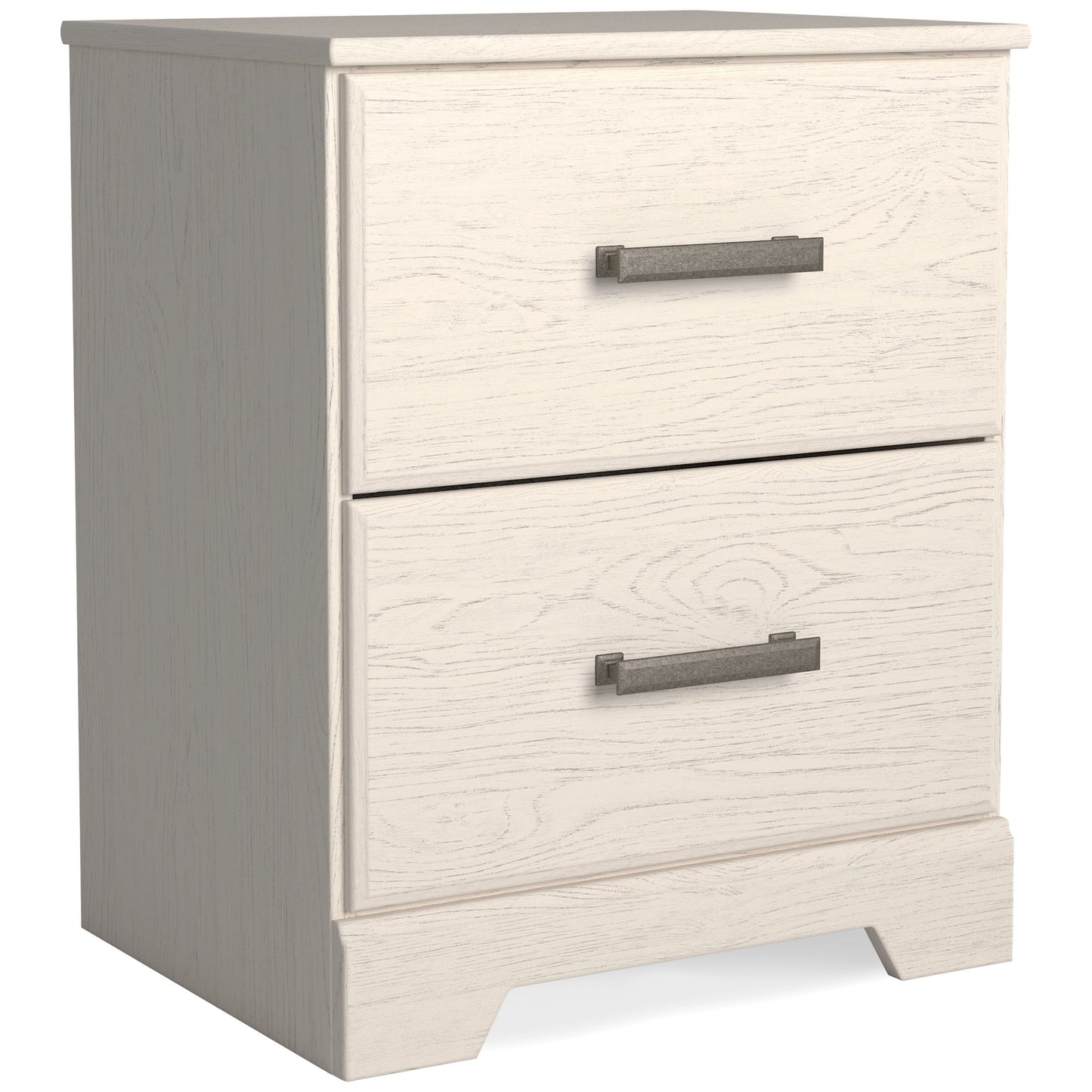 Stelsie - Two Drawer Night Stand - White - The Sleep Loft - Online Mattress Showroom NYC