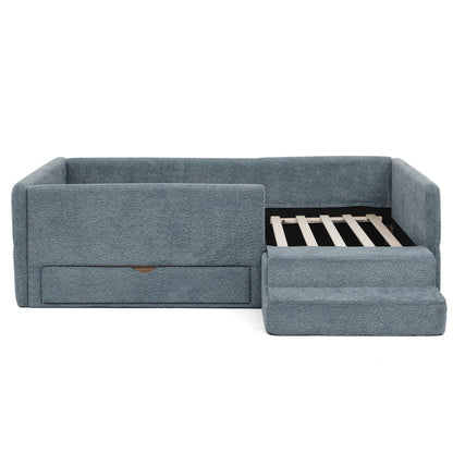 Safe Kids Bed With Guardrails And Storage - The Sleep Loft - Online Mattress Showroom NYC