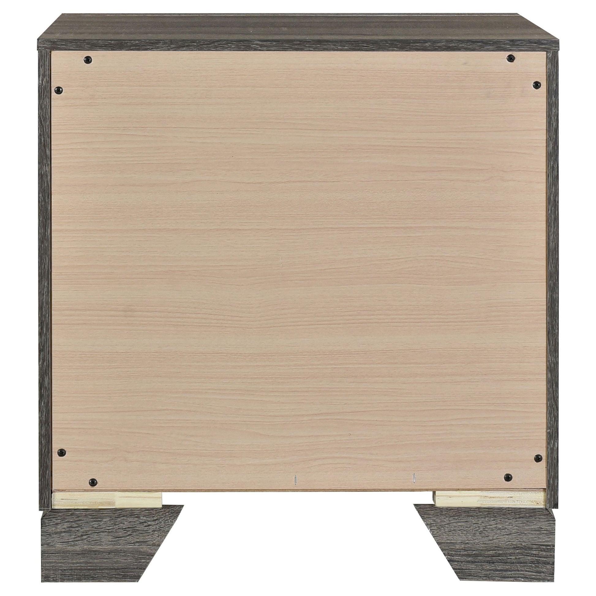 Funston - 2 Drawer Nightstand - Brown Oak - The Sleep Loft - Online Mattress Showroom NYC