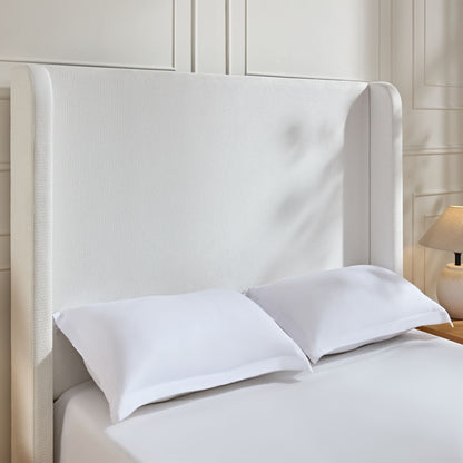 Harper - Tall Headboard Upholstered Bed / High Headboard / Elegant Simplicity / No Box Spring Needed - The Sleep Loft - Online Mattress Showroom NYC