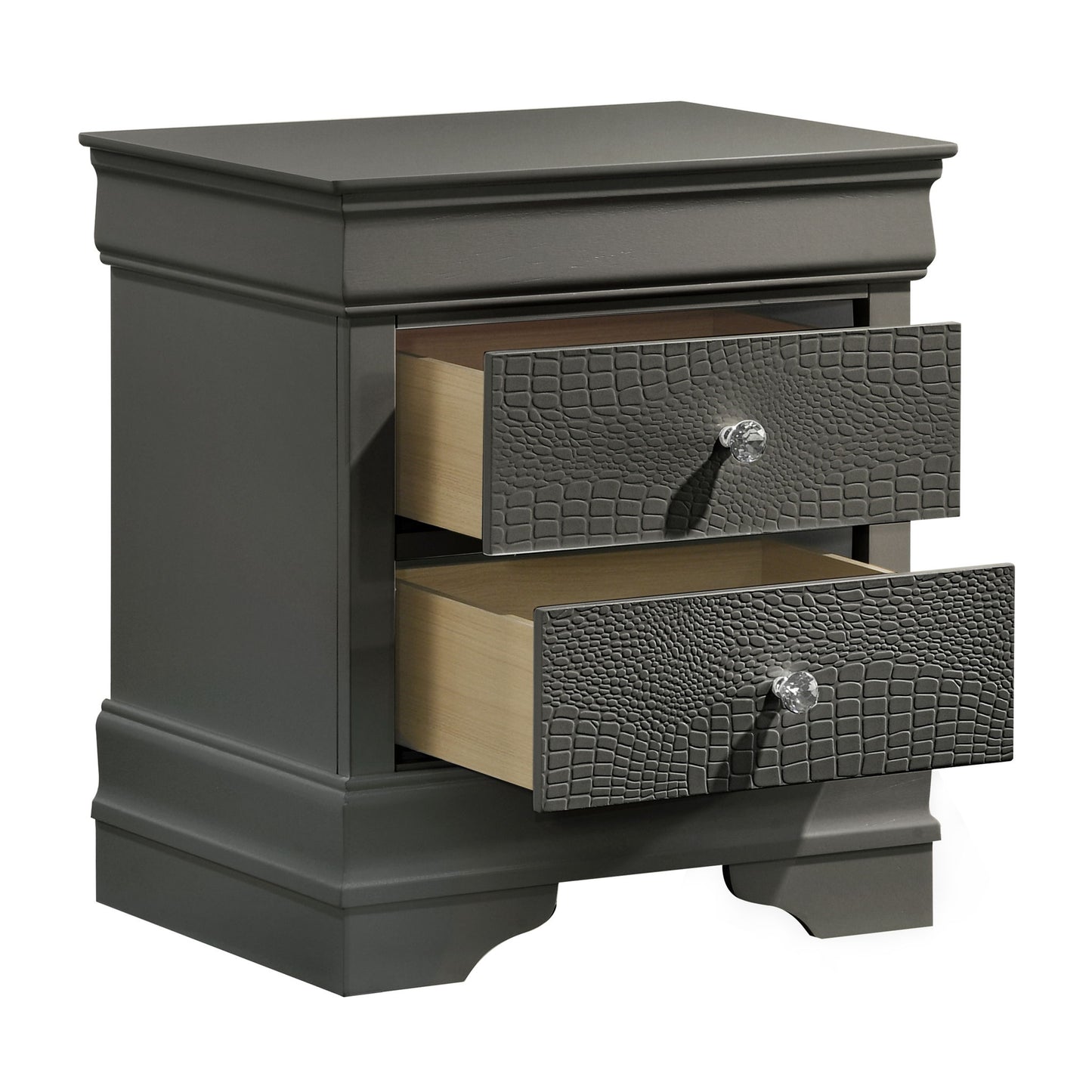 Blaze - 2 Drawer Nightstand - The Sleep Loft - Online Mattress Showroom NYC