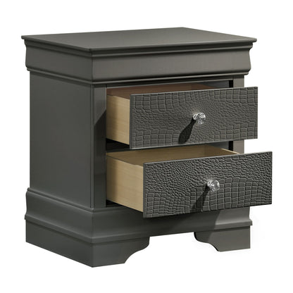 Blaze - 2 Drawer Nightstand - The Sleep Loft - Online Mattress Showroom NYC