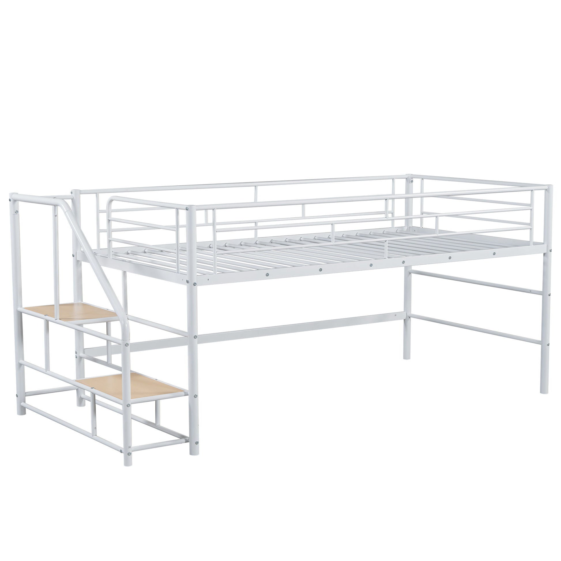 Loft Bed With Storage Stairs And Metal Frame - The Sleep Loft - Online Mattress Showroom NYC