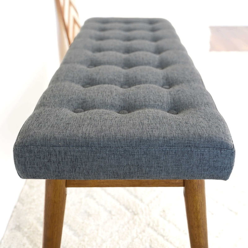 Delilah - Modern Bench - Gray - The Sleep Loft - Online Mattress Showroom NYC