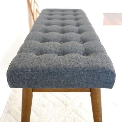 Delilah - Modern Bench - Gray - The Sleep Loft - Online Mattress Showroom NYC