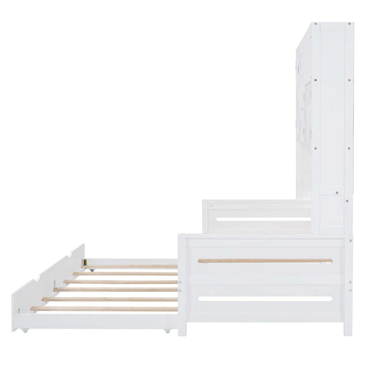 Daybed With All-In-One Cabinet And Shelf - The Sleep Loft - Online Mattress Showroom NYC