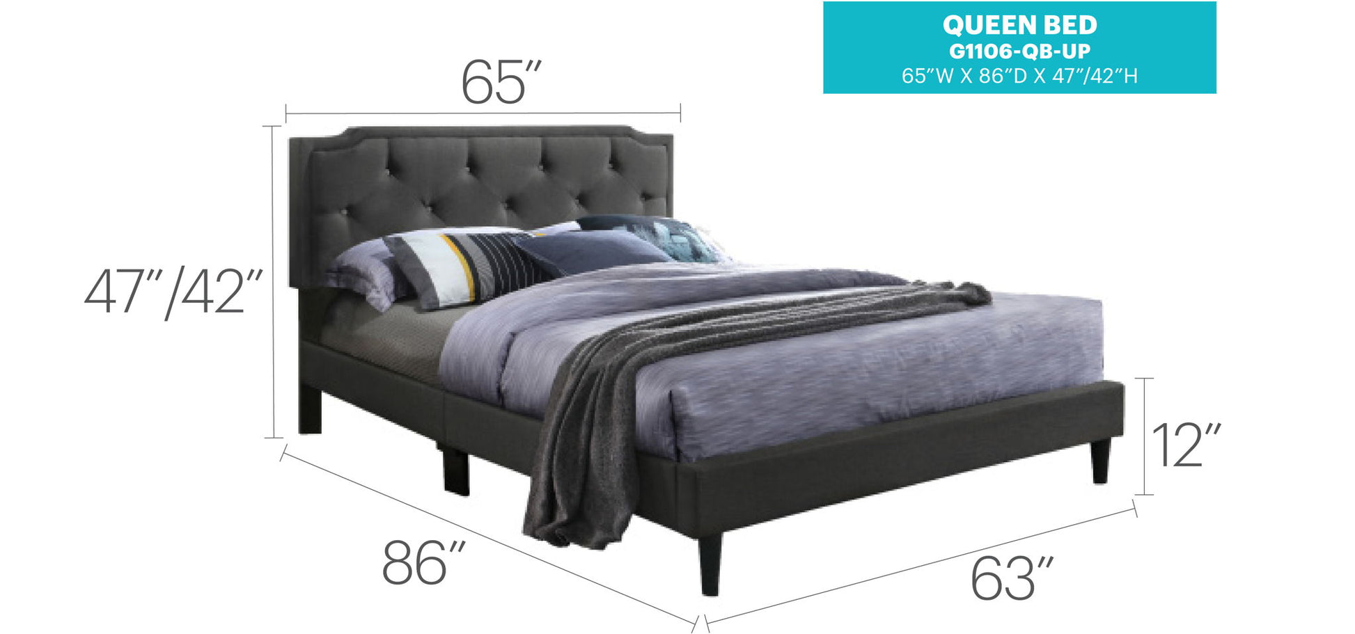 Button Tufted Bed Charming For Cozy Spaces - The Sleep Loft - Online Mattress Showroom NYC