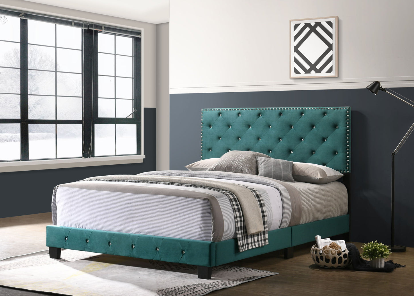 Luxurious Upholstered Bed - The Sleep Loft - Online Mattress Showroom NYC