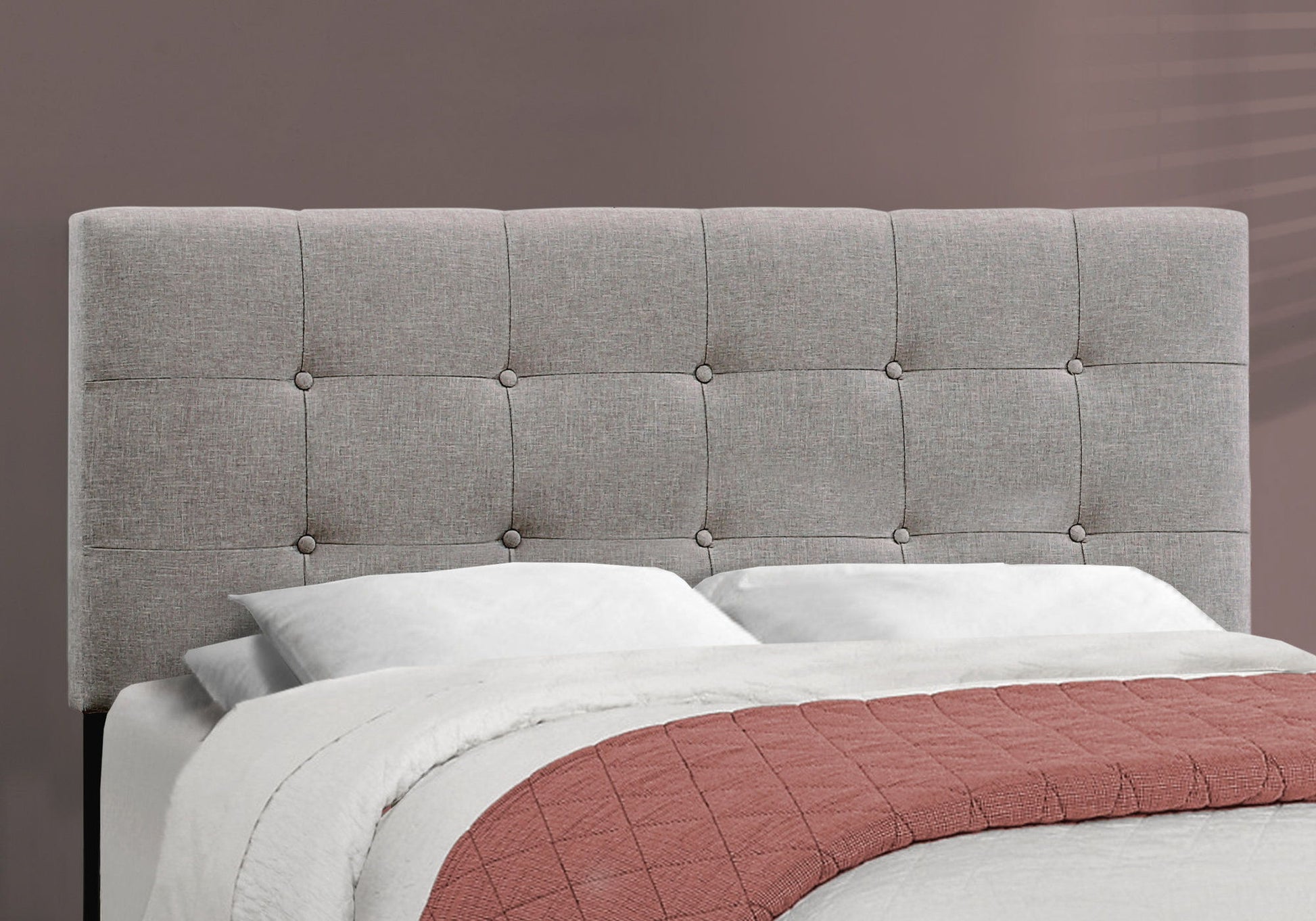 Bed, Upholstered, Frame Only, Transitional - The Sleep Loft - Online Mattress Showroom NYC