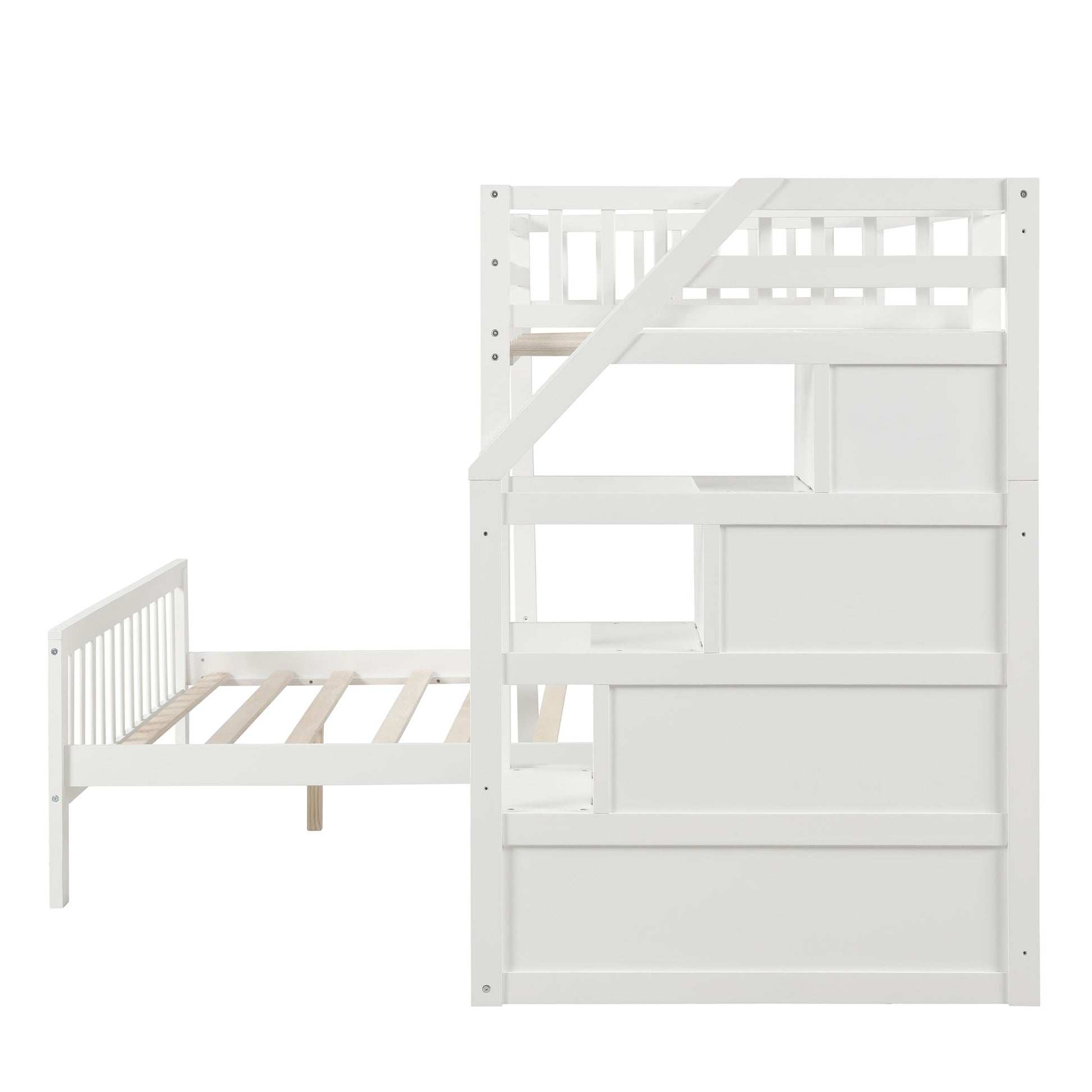 Loft Bed With Staircase And Storage - The Sleep Loft - Online Mattress Showroom NYC